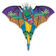 Brainstorm X Kites 28" Dragon Kite, Easy to Assemble, Fiberglass Frame - NEW
