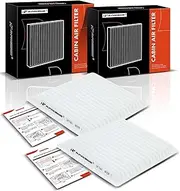 A-Premium 2-PC Cabin Air Filter Compatible with Dodge Attitude 2015-2018 & Mitsubishi Mirage 2014-2022, Mirage G4 2017-2022, L3 1.2L, Replace# 7850A002