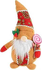Gnome Christmas Decorations,Lollipop Gnome Plush Faceless Dolls | Collectible Figurines, Desktop Decor, Gnome Stuffed Animal for Dessert Decorations and Home Decor