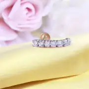 Exquisite 0.35 Cts Round Brilliant Cut Diamond Nose Stud 18K Yellow Gold
