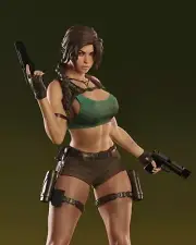 Lara Croft (Tomb Rider Fan Art) /3d Sculpture Fully Painted (Made to order)