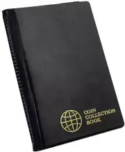 Coin Collection Holder Album Book Supplies Holders for Collectors 60 Pockets