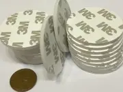 20 PCS 40mm Round 2mm Strong Double Sided Adhesive Foam Tape Pads Mounting E36