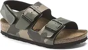 [Birkenstock] Milano Hook and Loop Kid's Khaki Birko-flor 31 N EU