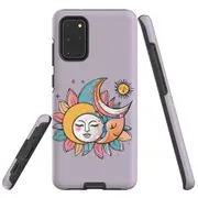 For Samsung Galaxy S20+ Plus Tough Protective Cover, Sleeping Moon