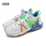 NIKE 籃球鞋 LEBRON WITNESS VII EP 男鞋 白 藍 綠 緩震 氣墊 運動鞋 DM1122-003