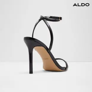 【ALDO】TULIPA-時尚完美繞踝細跟高跟涼鞋-女鞋(黑色)