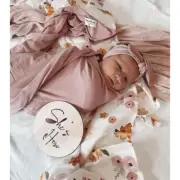She's Here Scandi Birth Announcement