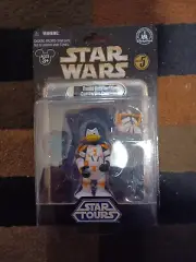 Star Wars Disney Donald Duck as Commander Cody Star Tours Series 5 Figure - NEW