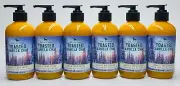 6 Bath & Body Works TOASTED VANILLA CHAI Gentle Exfoliating Hand Soap (8 oz)