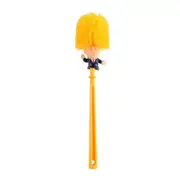 2PCS Funny Toilet Supplies Cleaning Tools WC Toilet Base Home Hotel Bathroom Cleaning Brush Accessories