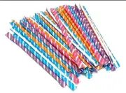 40 PIXY SILLY STIX CANDY - SWEET & SOUR SUGAR FILLED STRAWS - ASSORTED FLAVORS