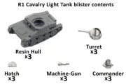 R1 Cavalry light Tank Romanian Flames of War 15mm Miniature