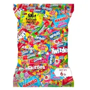 Bulk Candy Variety Pack - 6 Lb Candy - Candy Bulk Individually Wrapped Candy- Ch