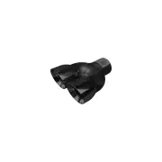 Redback Exhaust Dual Wall Y-Piece Tip Black Matt for Holden Commodore VE