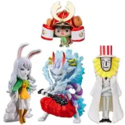 One Piece World Collectable Figure Wano Kuni Onigashima 7 4 types set