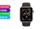 Apple Watch Series 4 Stainless Steel (44mm, Gold, Cellular) - Refurbished (Excellent)