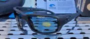 New Costa del Mar FANTAIL TF 01 Sunglasses Blackout w/ Gray 580P Polarized