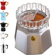 Moka Pot Dosing Funnel Transparent 6 Cup Precise Volume Control L72Mm