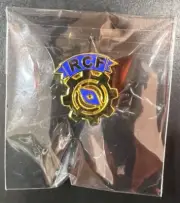 New BLUE Gold Tone RCF Pin Collectible Rotary International Club Reunite Culture