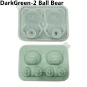 Cute Teddy Bear Ice Cube Making Mold Splash-Proof and Easy to Fall Off, for Refr