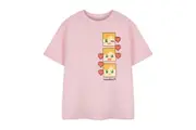 Minecraft Girls Pixel Hearts Short-Sleeved T-Shirt (Pink) (5-6 Years)