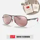 【RayBan 雷朋】限量法拉利聯名款 碳纖維輕量太陽眼鏡(RB8313M-F002H2 61mm 偏光鏡片)