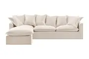 Brosa Palermo 3 Seater Modular Sofa Bed with Left Chaise (Classic Cream)