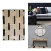 NNEDSZ J Elliot Home Maisy Jute Floor Rug 160 x 230cm