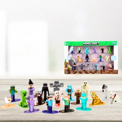 2025 Minecraft Nano Metalfigs Die-Cast Set of 18