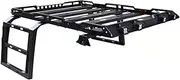 Compatible for Jeep Wrangler JL2018-2024 Roof Rack with Two Ladders 2 Doors 4 4x4 Car Auto Parts(4 Doors)