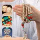 可開發票 藏村星月菩提108顆佛珠手串 民族風菩提子手鏈念珠男女配飾項鏈