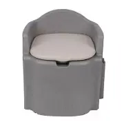 Bedside Commode Chair With Solid Hollow Bucket Water Resistant Non Slip EPP DP3