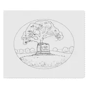 2 x 'Remembrance Grave' Microfibre Lens / Glasses Cleaning Cloths (LC00028040)