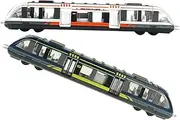 Vaguelly Educational Train Toys for Toddlers 2pcs Electric Train Set for Boys Manual Ability