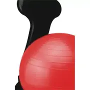 Fabrication Enterprises 30-1792R Cando Plastic Mobile Ball Chair With Back Wi...