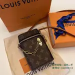 全新二手 LV 手機包 PHONE BOX 復古包 男士單肩包 側背包 MILK BOX 斜肩包