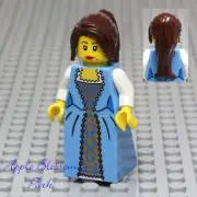 NEW Lego Pirates PRINCESS MINIFIG Med Medium Blue Dress Maiden Female Girl 10210
