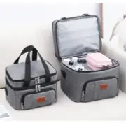Large Lunch Bag Lunch Box for Men Double Layer Lunch Cooler Lunch Bags for Work