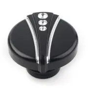Fuel Gas Tank Cap For Harley XL Sportster XL883 XL1200 48 Dyna Freewheeler Black