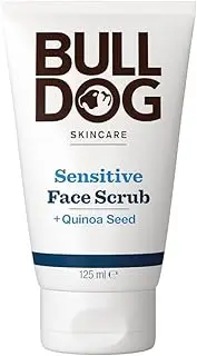 BULLDOG SKINCARE - Sensitive Face Scrub For Men Exfoliating Quinoa Seed Scrub 125 ml