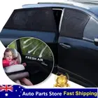 2PCS Car Rear Window Screen Shade for Camping Protection Bug UV Car Mosquito Net