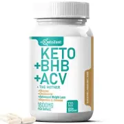 Keto ACV BHB Capsules 1600mg for Advanced Weight Loss & Belly Fat Burn - Orga...