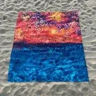 Handmade Tie Dye Sunset Queen/King Size Flat Bed Sheet / Tapestry