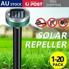 1-20x Gardeon Snake Repeller Multi Pulse Ultrasonic Solar Powered Pest Repellent