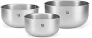 [ZWILLING] Prep 3-pc Brushed Stainless Steel Nesting Bowls Set