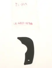 Rear Rubber Grip Cover For Nikon D90 w/ Adhesive Tape