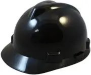 MSA V-Gard Cap Style Hard Hat - Black
