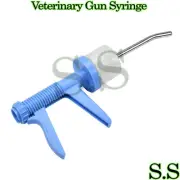 Drench Gun Drencher Cattle Sheep Blue Large Metal Nozzle VT-127