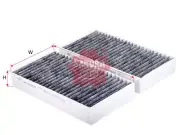 CAC-26120-S - Sakura Cabin Air Filter For Mercedes Benz GL320 ML350 ML63 R500